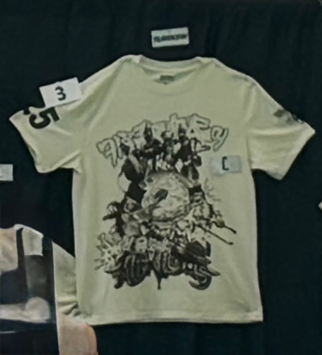 트래비스스캇 한글 머천 반팔 XL 1 / XXL 2 상품이미지1