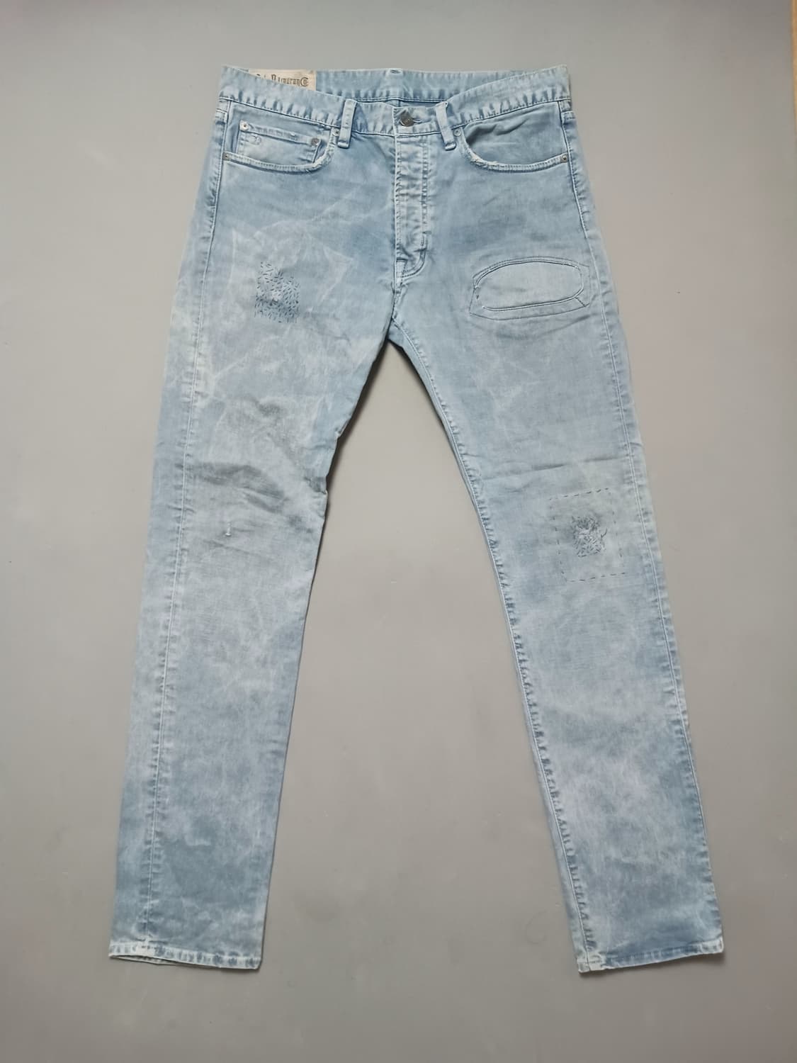 [32] 폴로 랄프로렌 스톤워싱 스티치덧댐 스트레이트진 청바지 상품이미지1