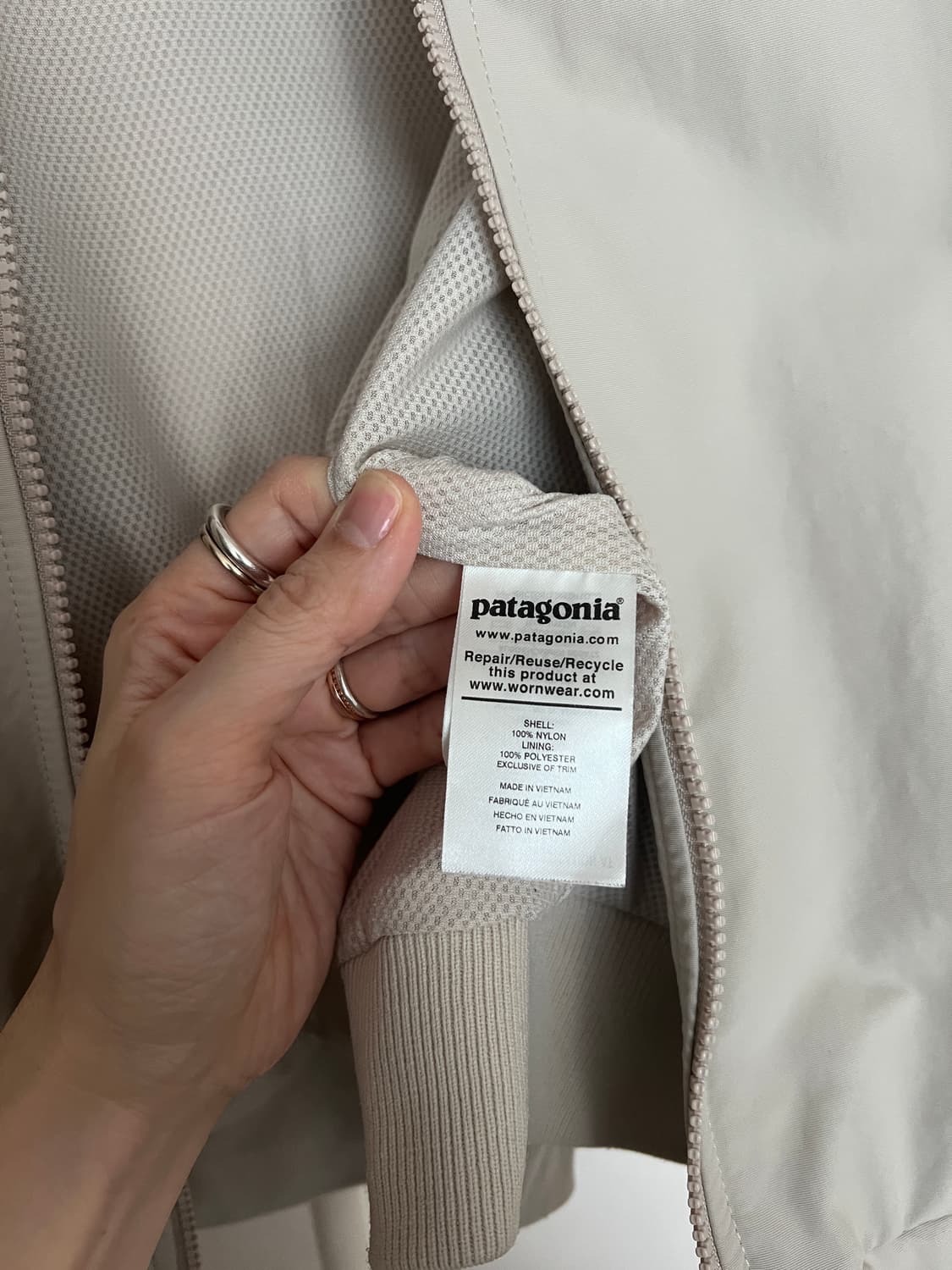 Patagonia Baggies Jacket - Pelican (L) 상품이미지5