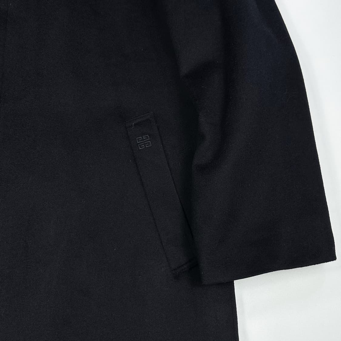 지방시 올드 아카이브 캐시미어 코트 블랙 L 상품이미지5