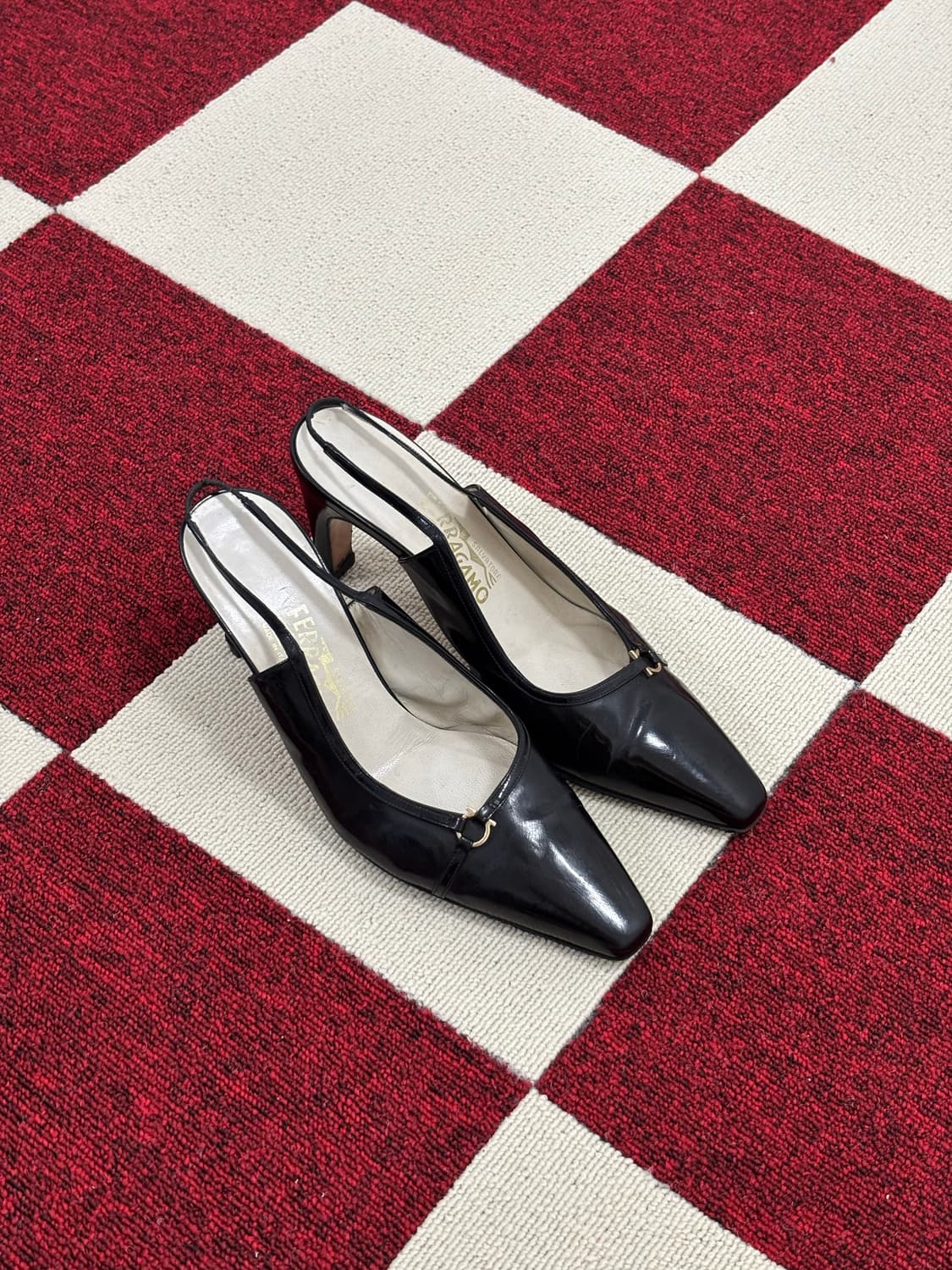 Ferragamo sling back pumps size 7.5 상품이미지6