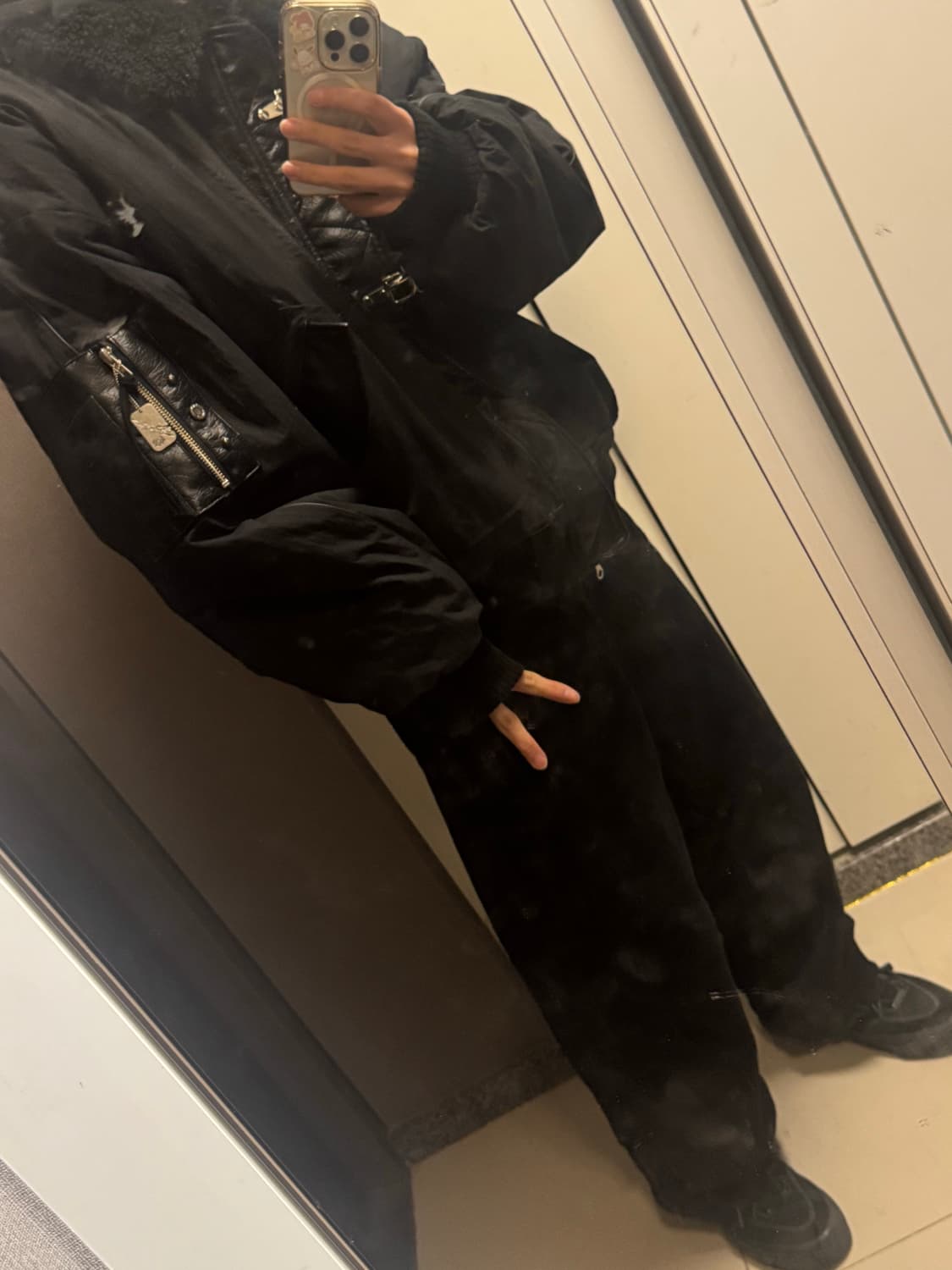 [RSSC × POG SERVICE]파이어맨 봄버 자켓 2사이즈 상품이미지3