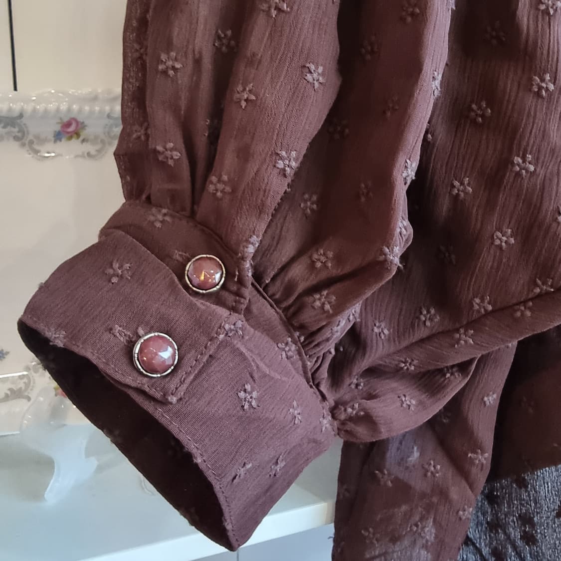 리즈리사 초코무드  블라우스 상품이미지5