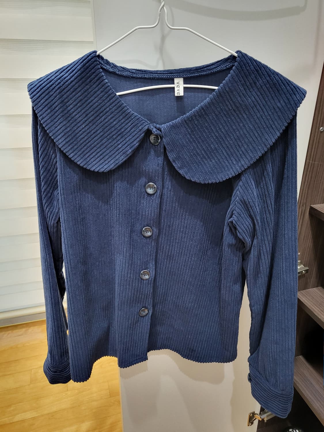 부루앤쥬디 고고마 세일러 코듀로이 블라우스 상품이미지1