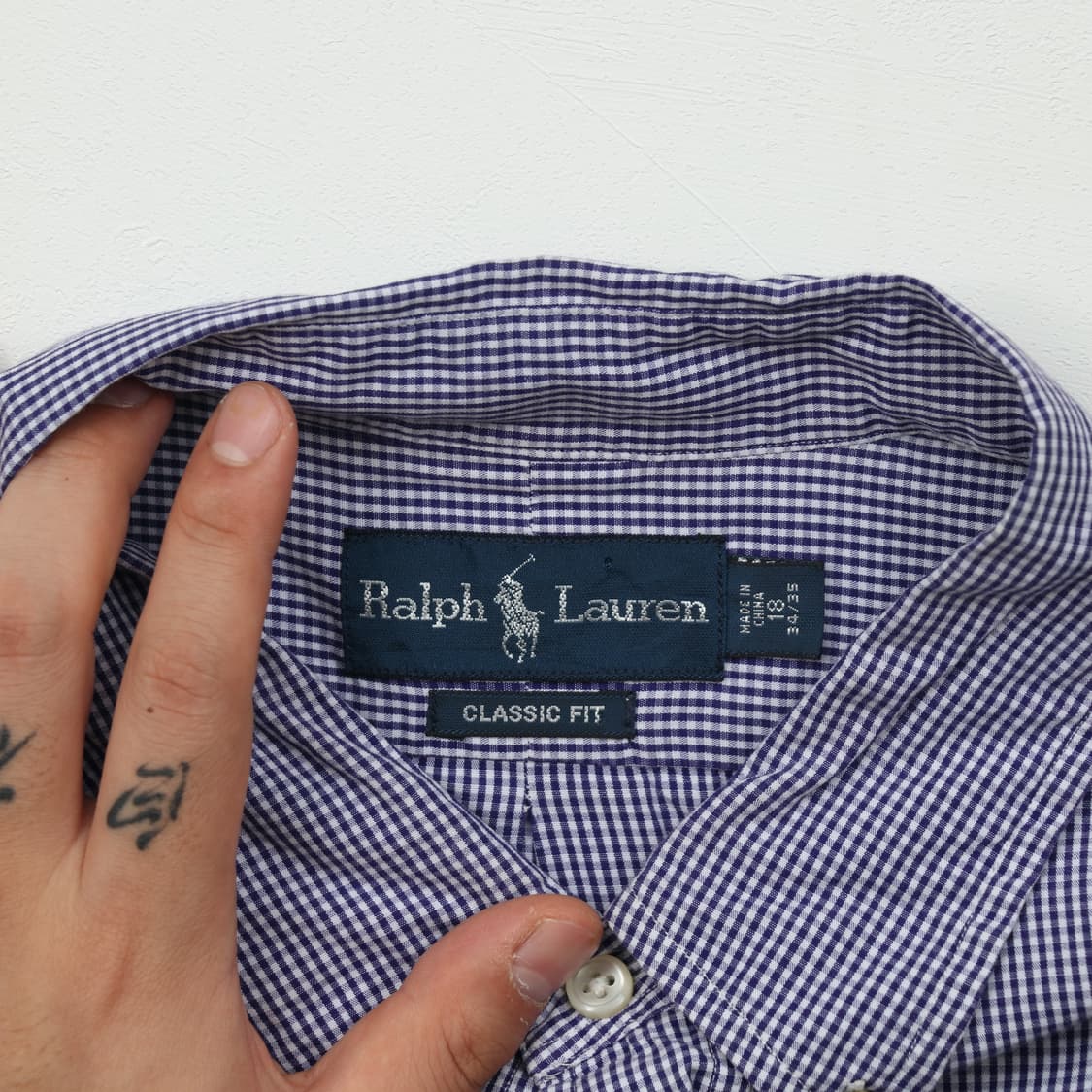 폴로 체크 셔츠 2XL A928 상품이미지3