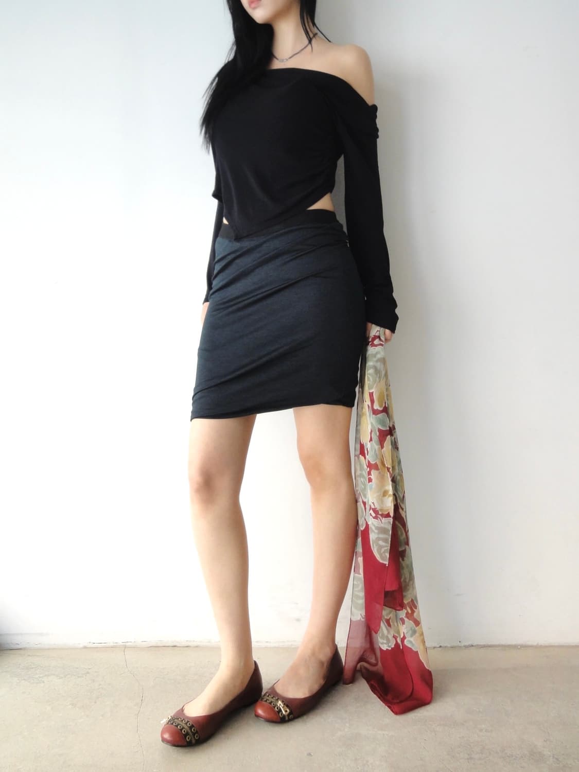 T by ALEXANDER WANG under twist skirt 상품이미지5