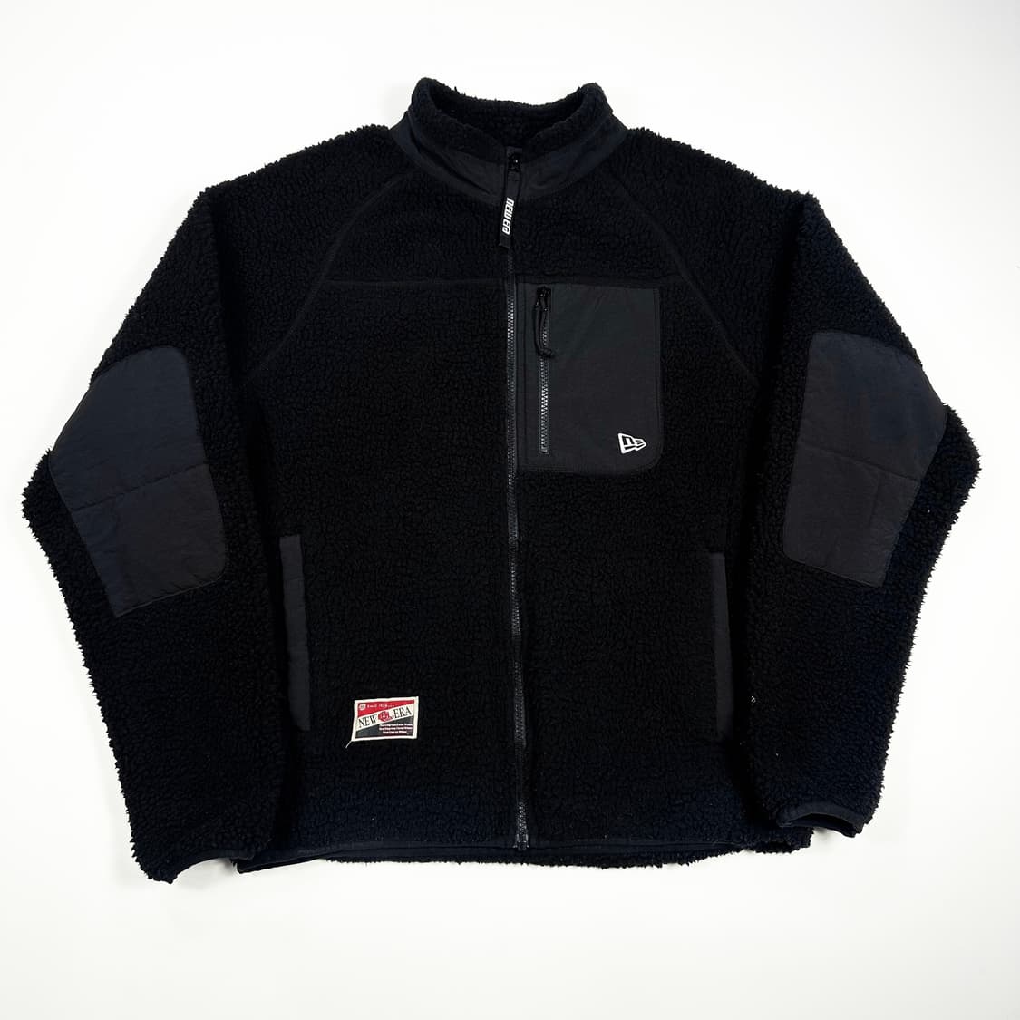 뉴에라 포켓 블랙 후리스 자켓 (M) 상품이미지2