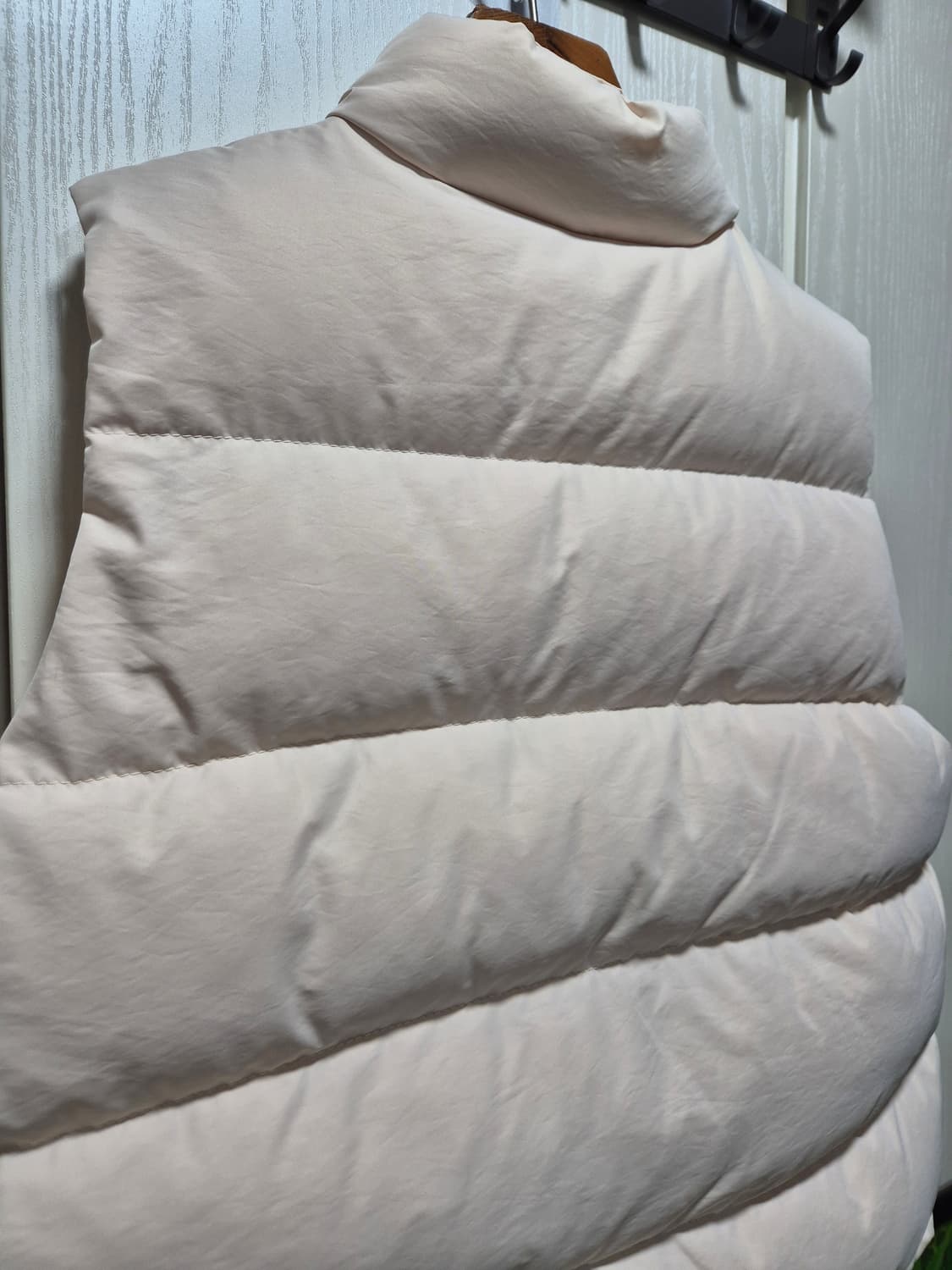 빈티지 아이보리 숏 패딩 조끼 여성용 상품이미지9