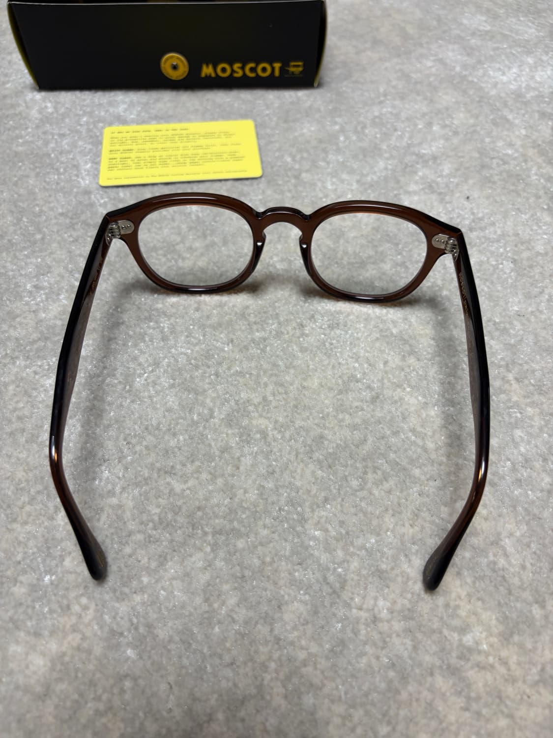 모스콧 렘토쉬49 브라운 새상품(블루라이트 렌즈O) 상품이미지7