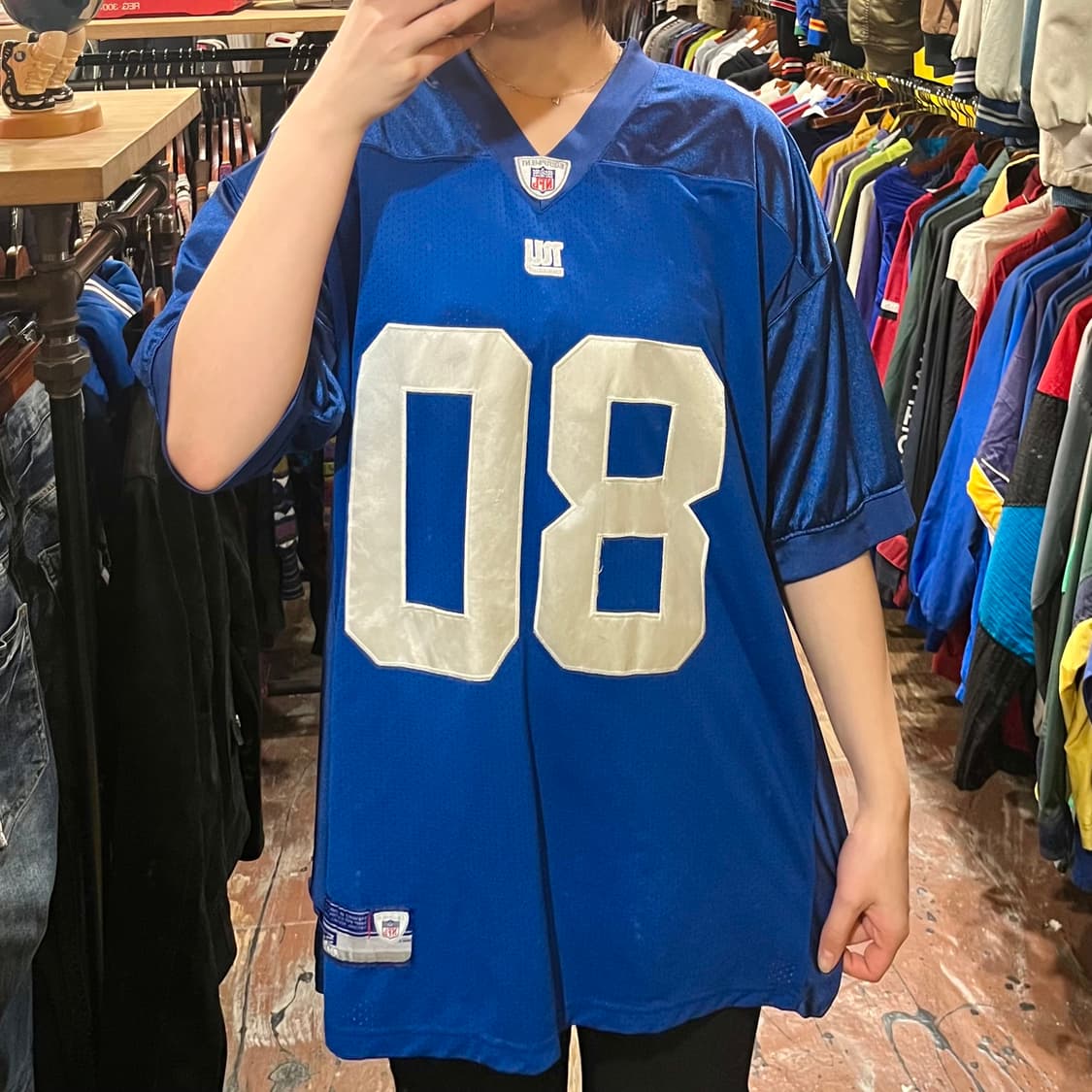 [HI] 리복 NFL 뉴욕 자이언츠의 빈티지 레플리카 저지 상품이미지2