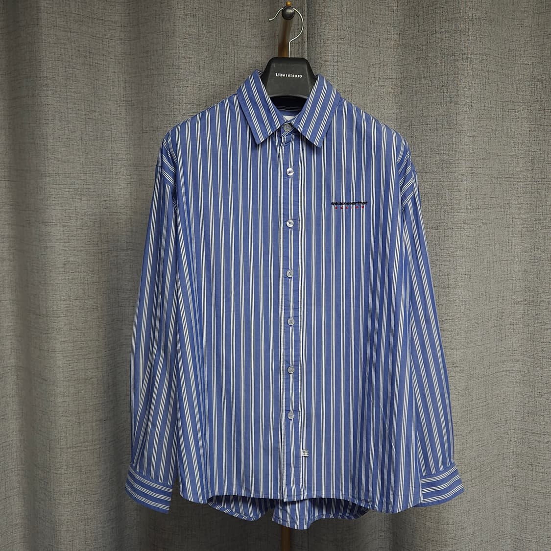 XL ) 디스이즈네버댓 오버핏 스트라이프 셔츠 상품이미지3