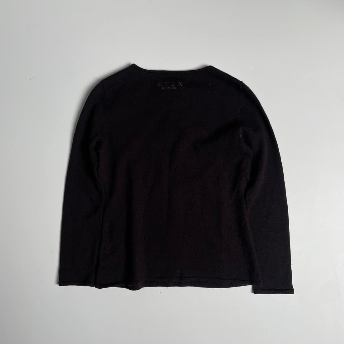 Krizia 비즈 레더 끈 울 블렌드 니트 상품이미지6