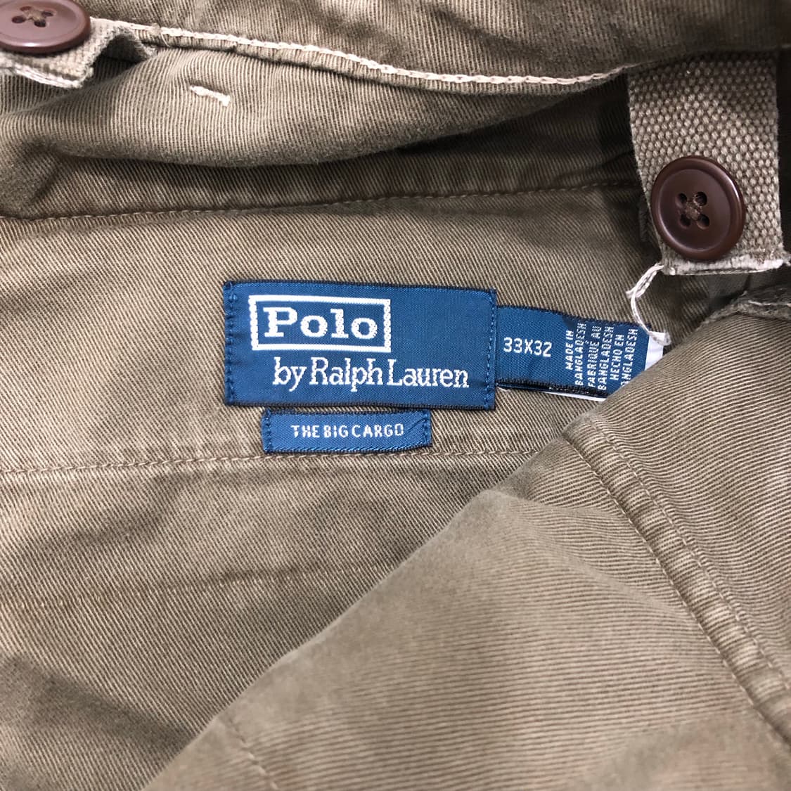 폴로 랄프로렌 빅카고 팬츠 밀리터리 브로큰트윌 바지 33 상품이미지3
