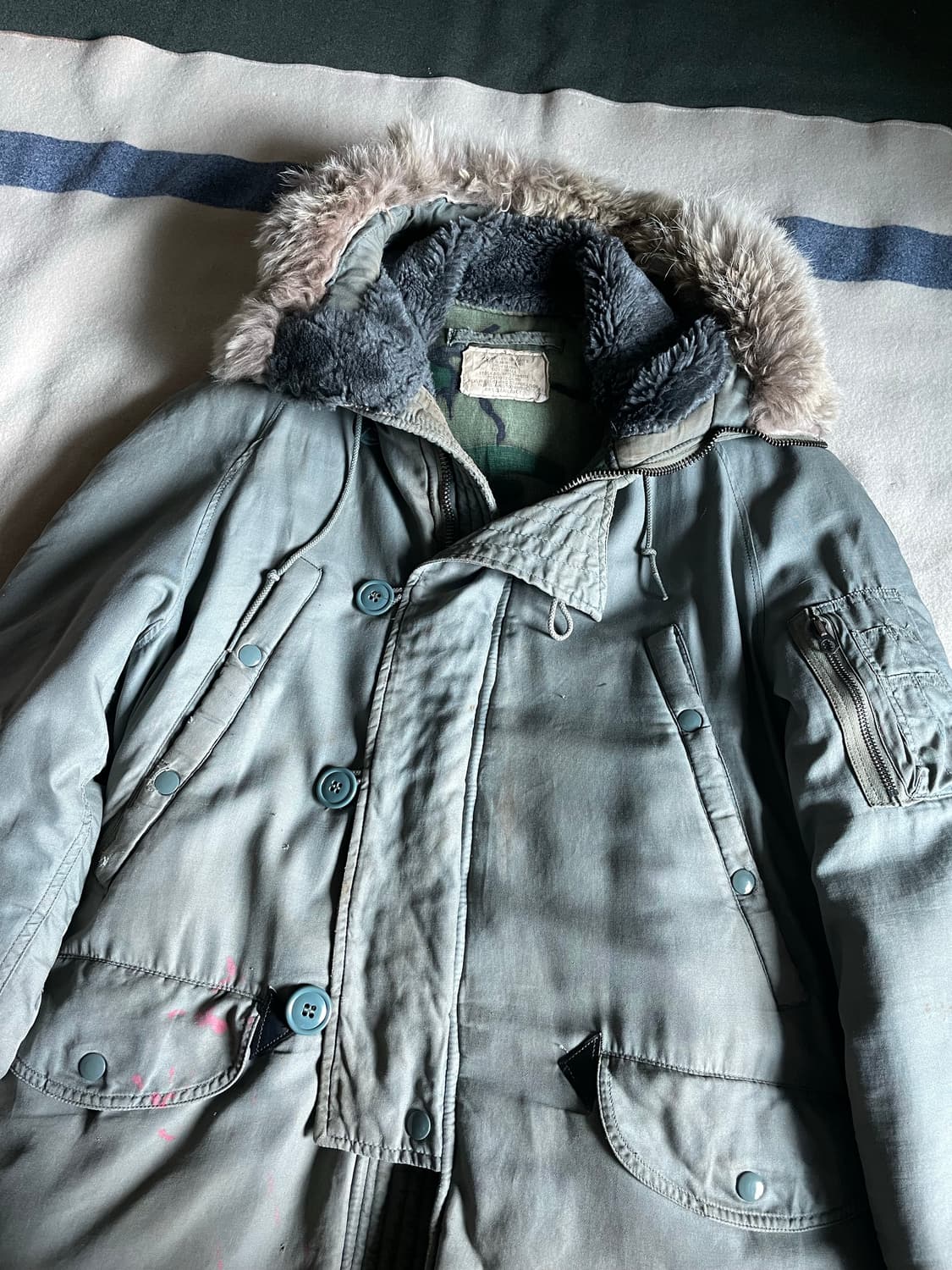 70s USAF N3b ERDL snorkel parka 상품이미지2