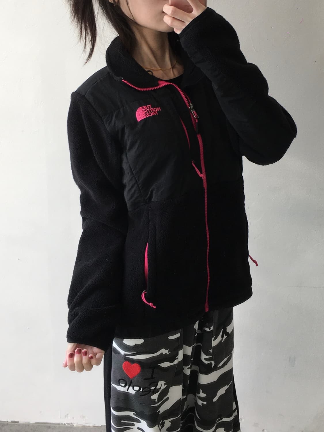 노스페이스 가슴로고 기모자켓 상품이미지2