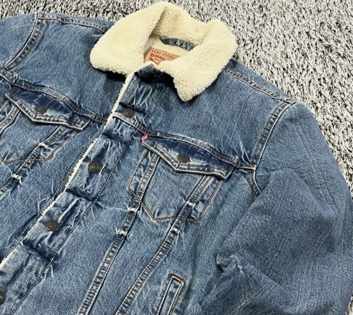 리바이스 쉐르파 데님 트러커 자켓 95/M 상품이미지2