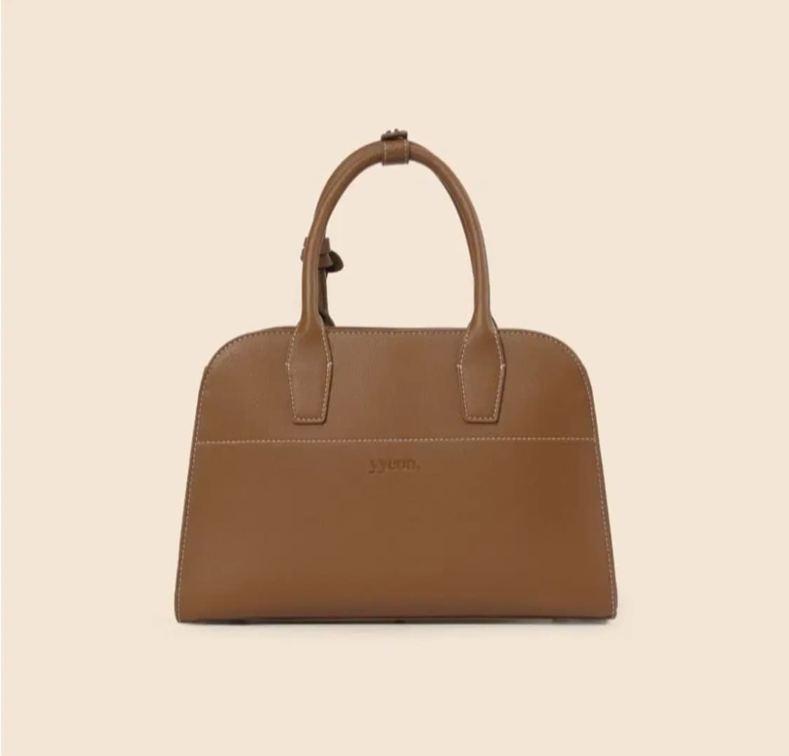 yyeon 비마이연 헨느백 미디움 카멜브라운 가방 상품이미지4