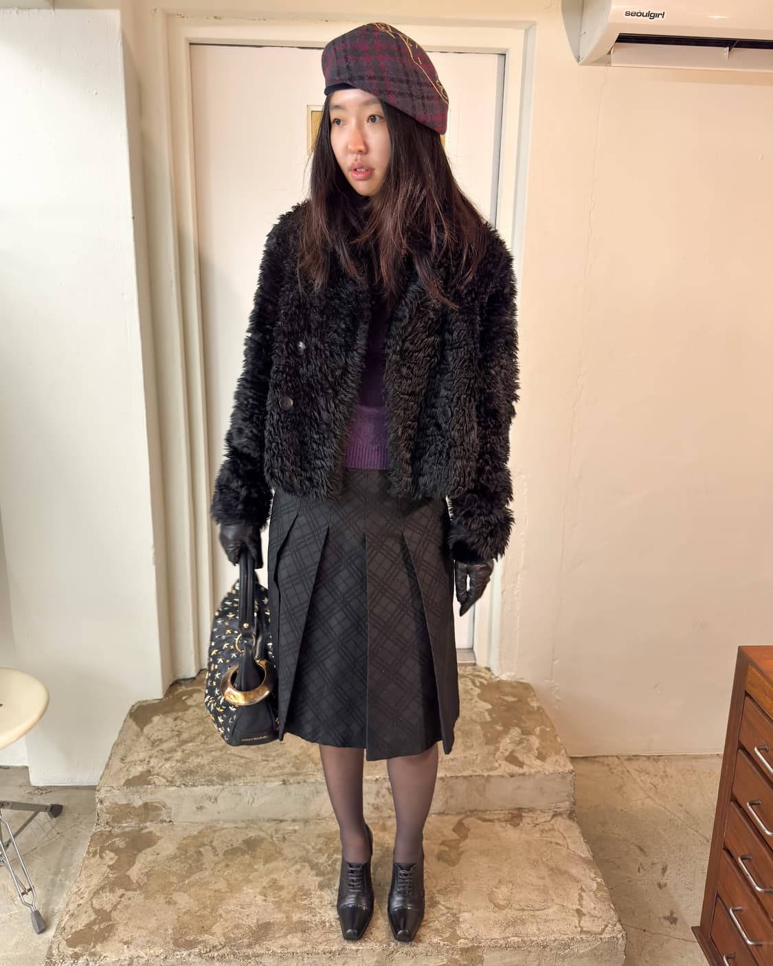 Armani Jeans Faux Fur Jacket/ 38 상품이미지7