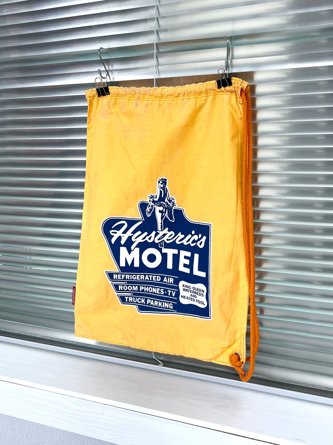 HYSTERIC GLAMOUR-DRAWSTRING BAG (Yellow) 상품이미지2