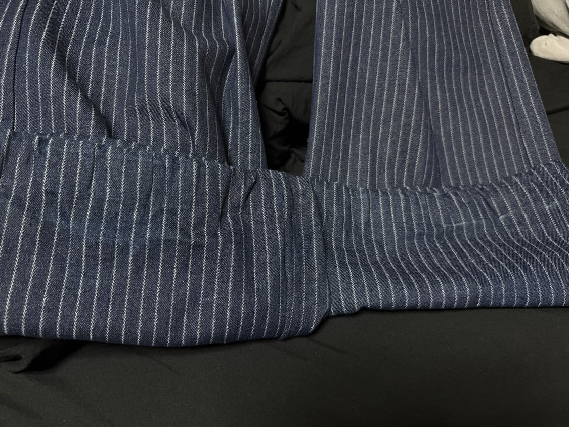 탄산마그네슘 코튼 와이드 팬츠 스트라이프/ 1 상품이미지3