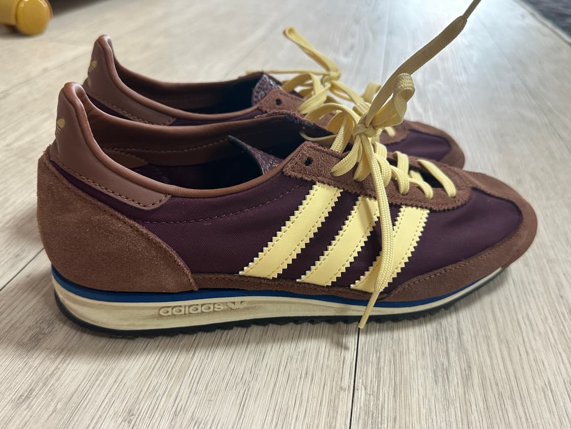 아디다스 SL 72 OG 마룬 올모스트 옐로우 250 상품이미지5