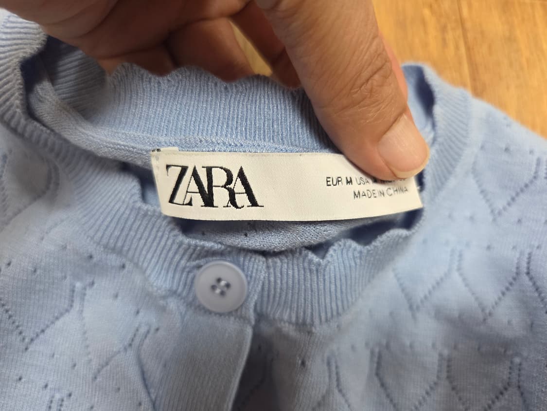 자라(ZARA) 지그재그라인 가디건 55-66 상품이미지7