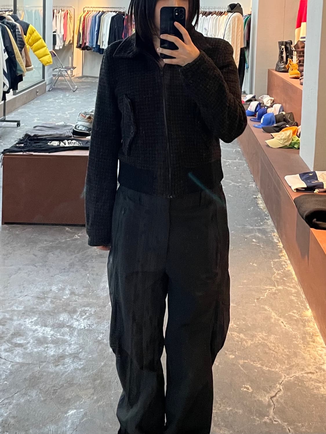 아크네 스튜디오 헤리스 트위드 자켓 H976 상품이미지1