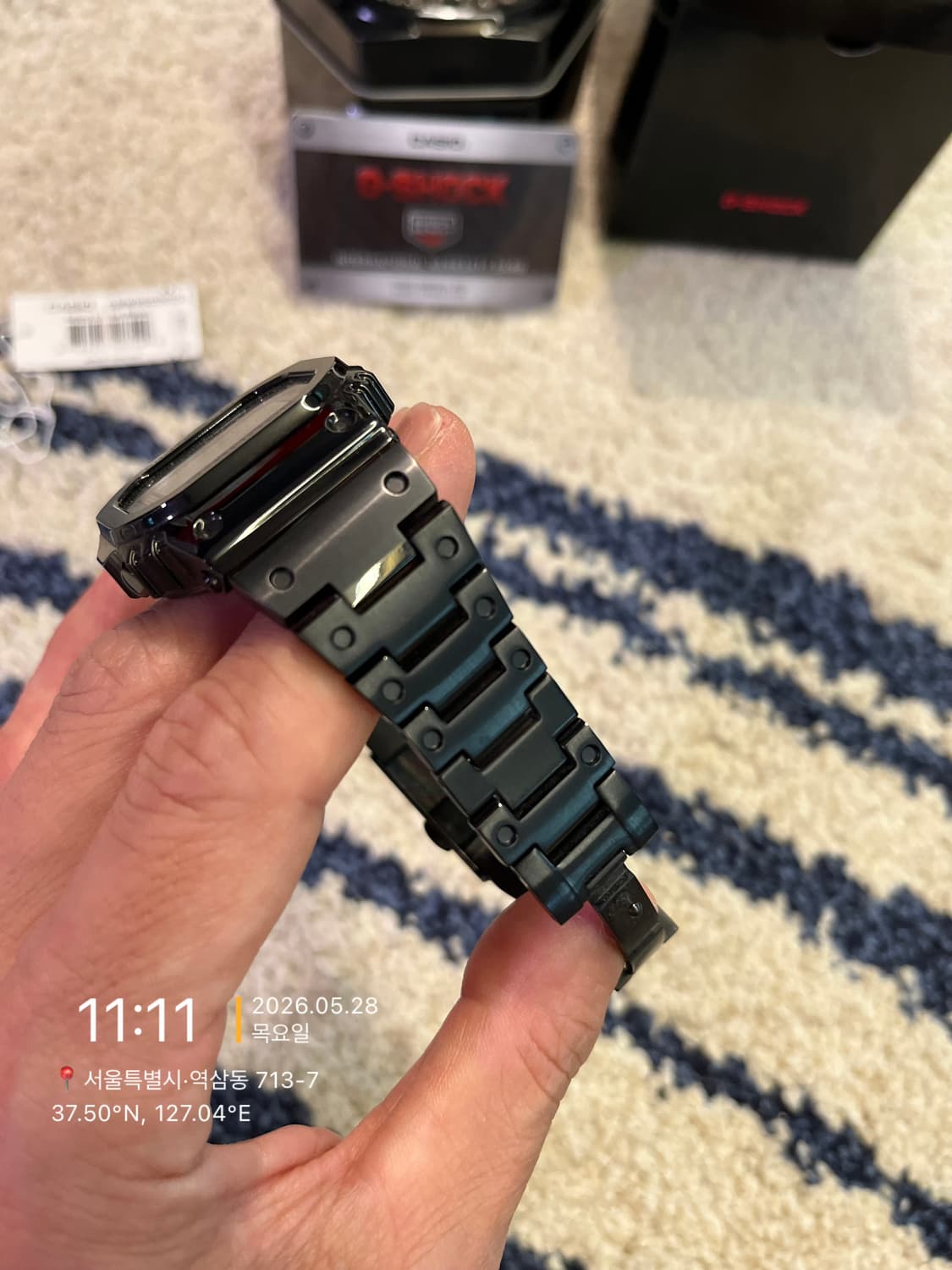 CASIO GMW-5000 풀메탈 블랙 상품이미지7