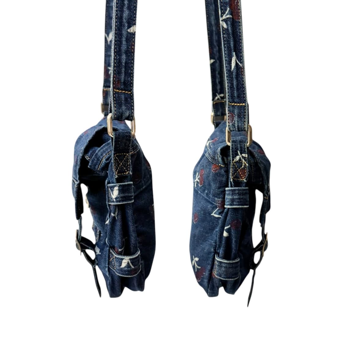 히스테릭글래머 90S 데님 숄더백 체리 상품이미지7