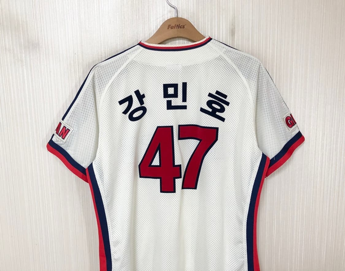 KBO 롯데자이언츠 챔피언 홈유니폼/져지 100 #47 강민호 상품이미지9