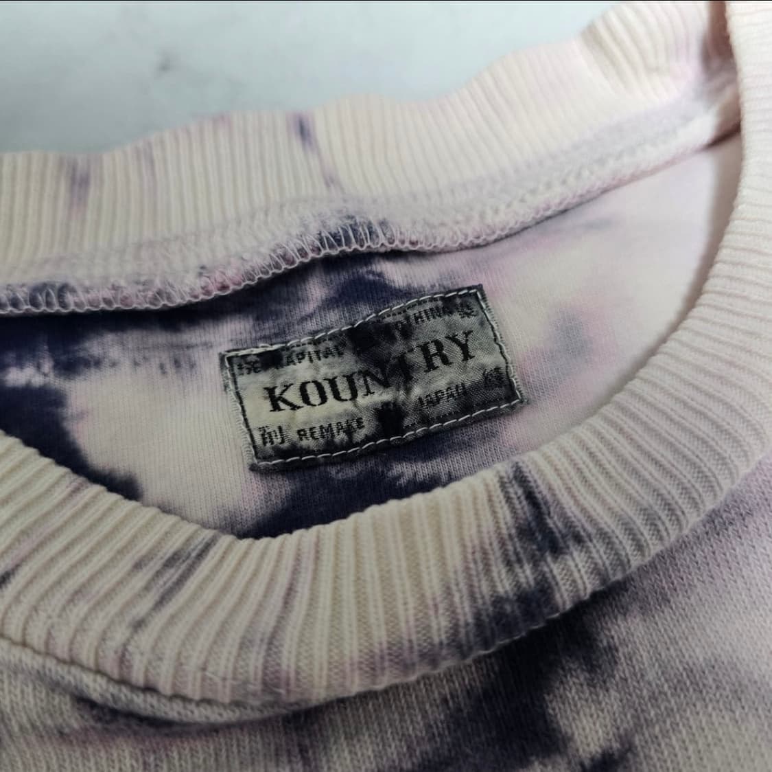 캐피탈 퍼플 타이다이 버진 마리아 스웻 맨투맨 상품이미지6