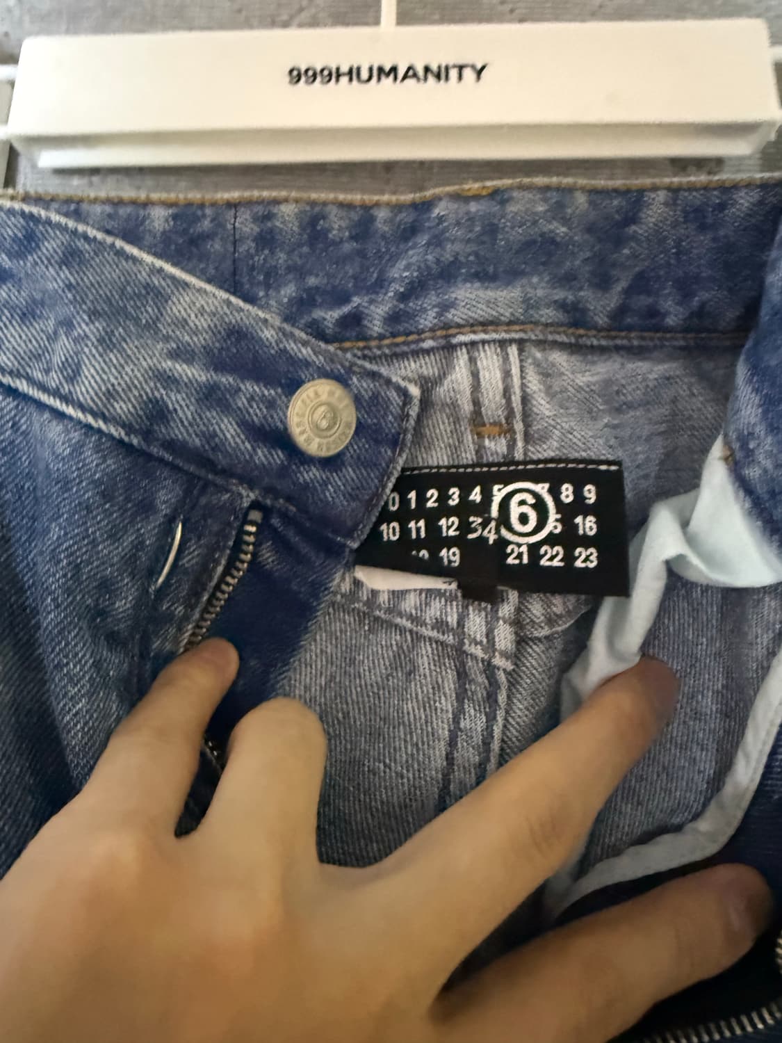 [34] mm6 연청 데님 상품이미지3