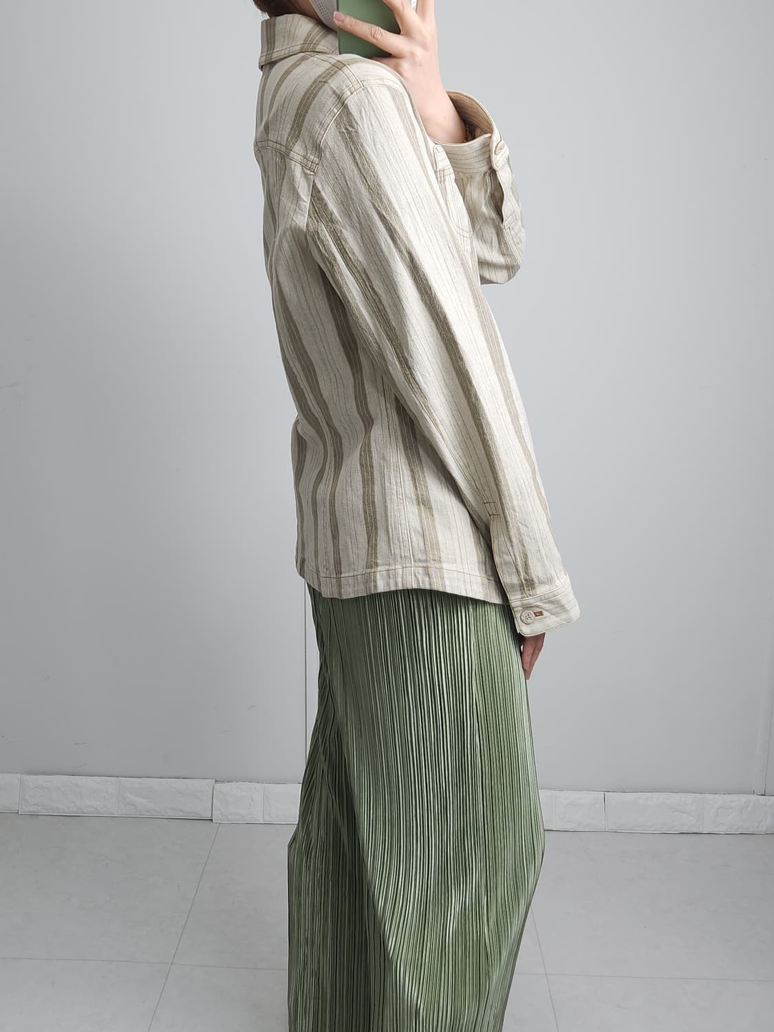 스트라이프 자켓•셔츠 상품이미지4