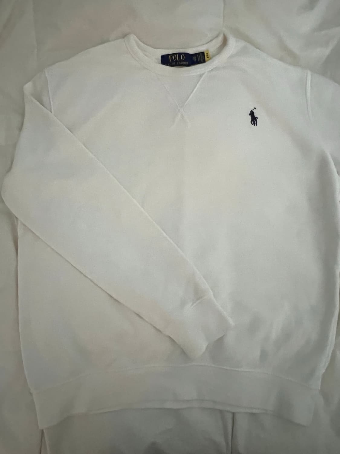 랄프로렌 정품!!  맨투맨 화이트 사이즈can 상품이미지1