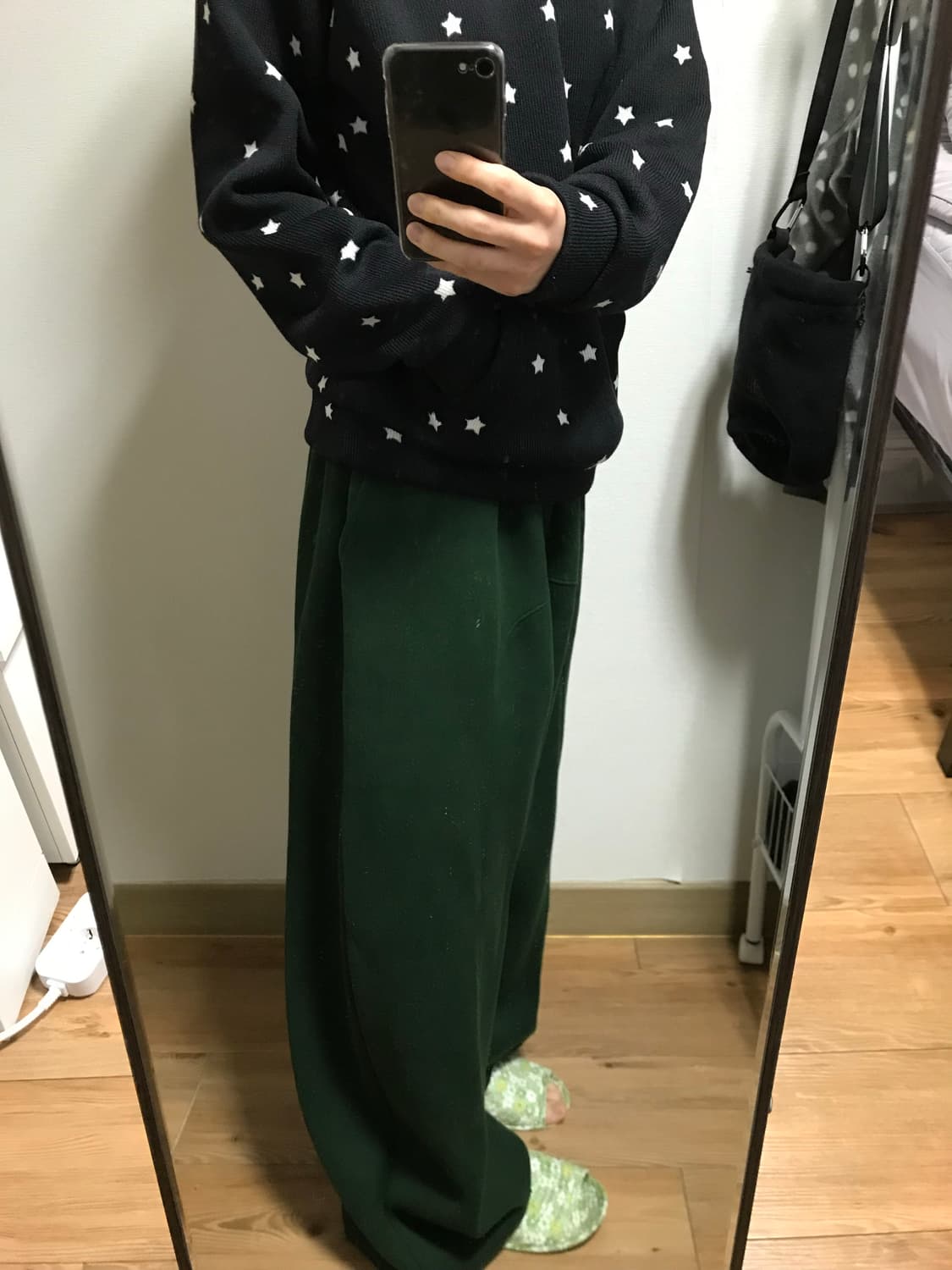 초록 스웻팬츠 상품이미지3