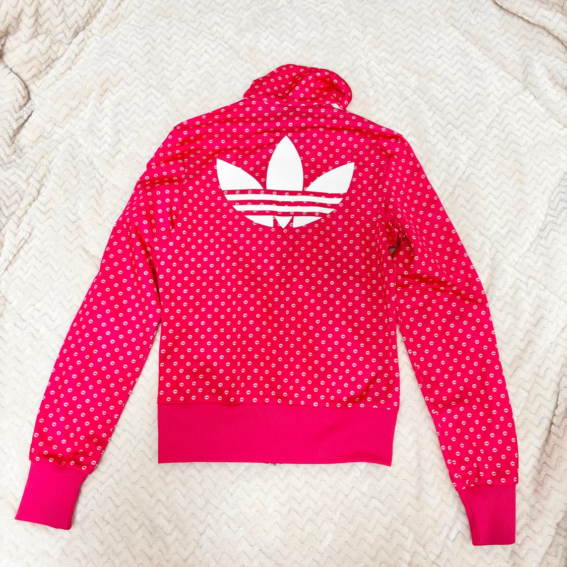 아디다스 핫핑크 핀터깔 갸루 도트 져지 상품이미지3