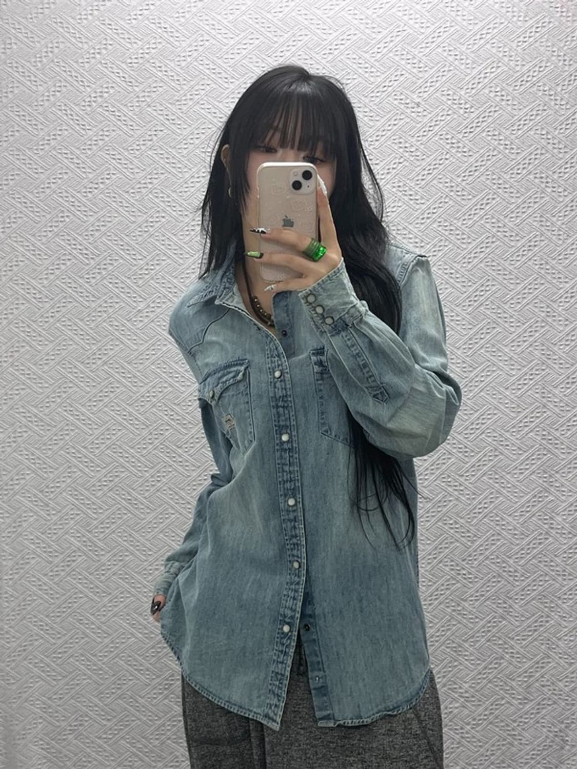 데님앤서플라이 랄프로렌 컨트리 빈티지 데님 셔츠 M C08519 상품이미지1