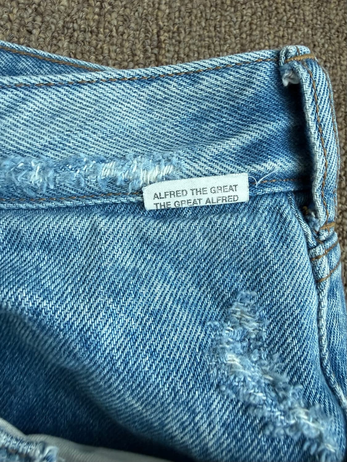 Alfred VTG DESTROYED DENIM PANTS 알프레드 상품이미지8