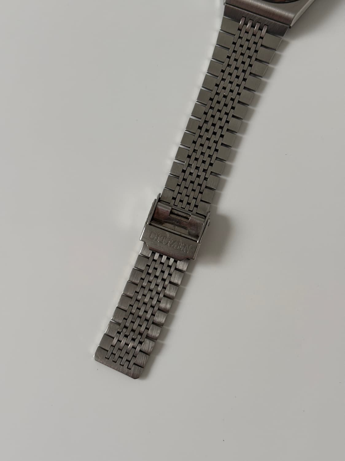 1980s CQ Texture Dial Silver Quartz 상품이미지7