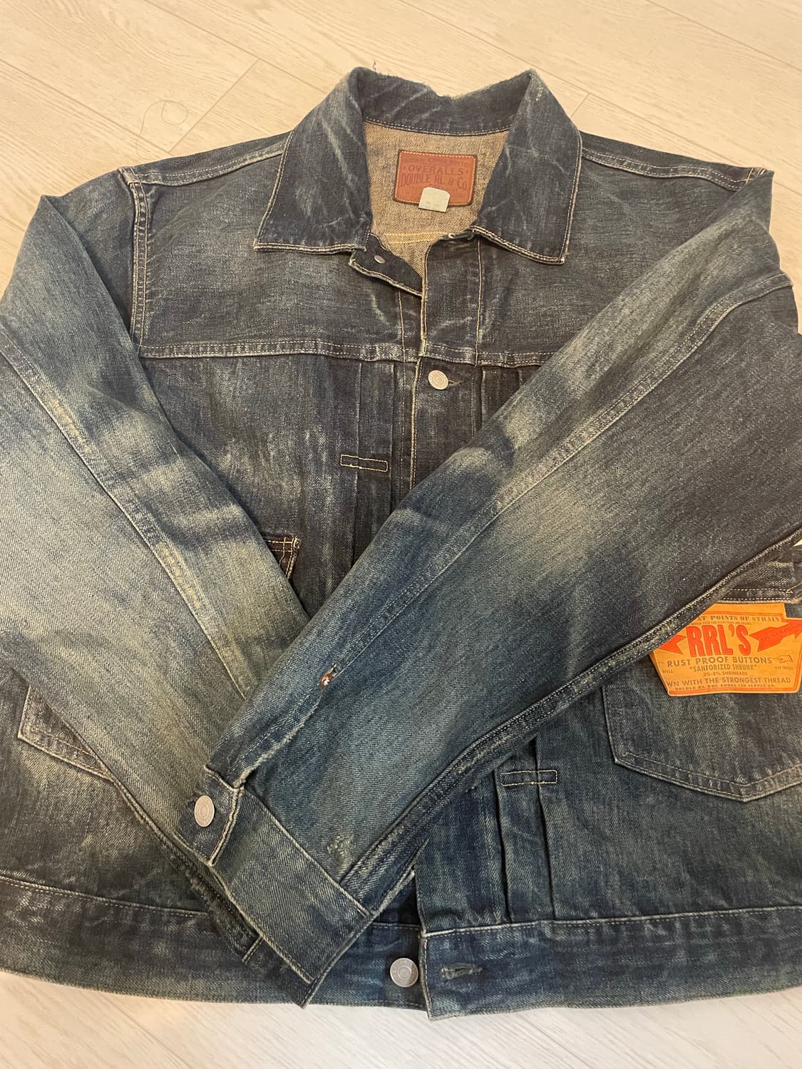 rrl 더블알엘 웨스트뷰 트러커 자켓 xl 상품이미지1