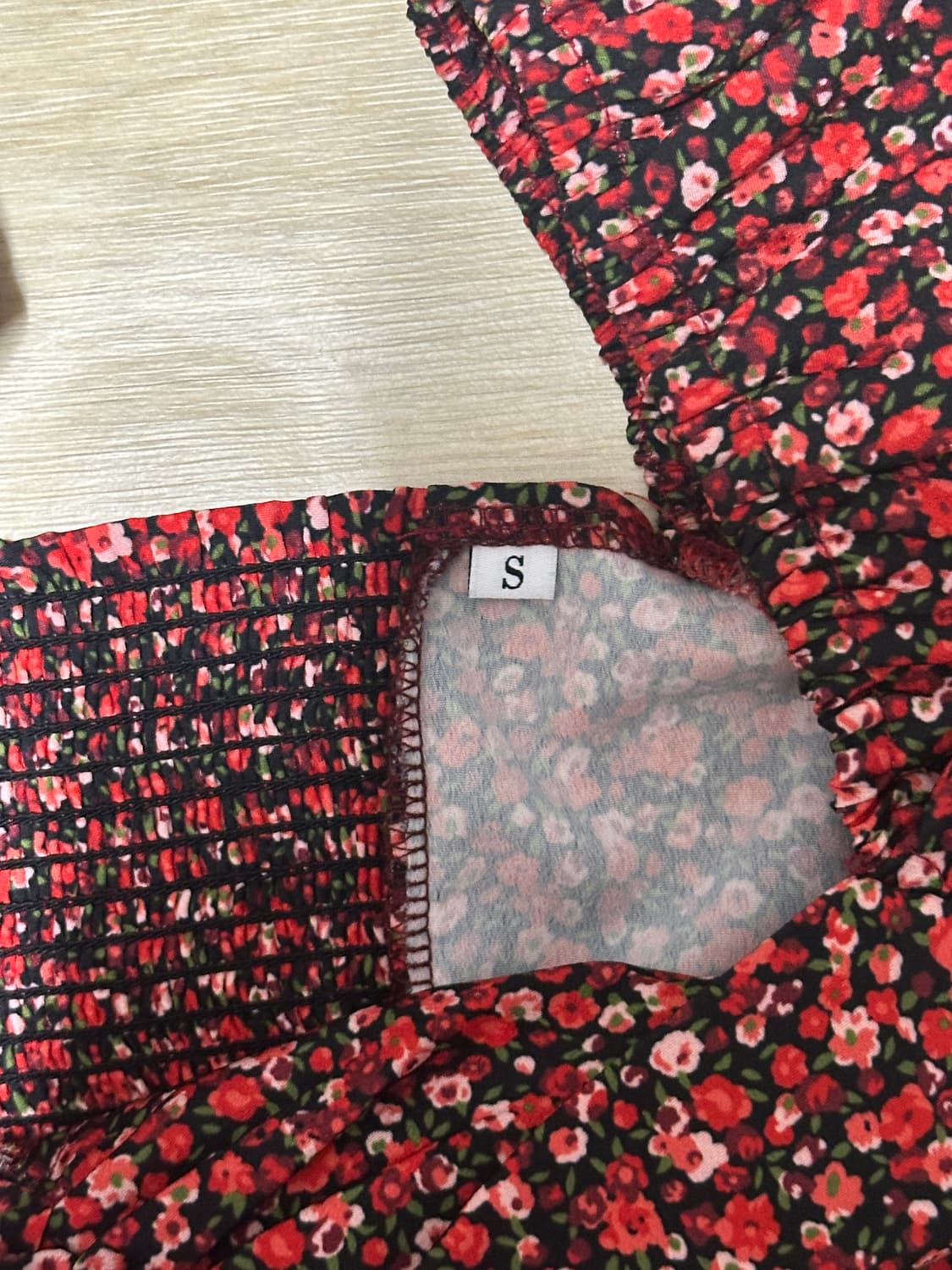 루루서울 레드 팬지 원피스 Red Pansy Dress 상품이미지9