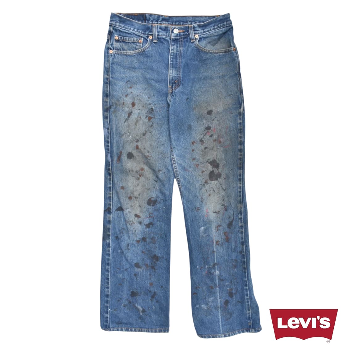 00S 빈티지 리바이스 517 청바지 더티페인팅 데님팬츠 N0032 상품이미지1