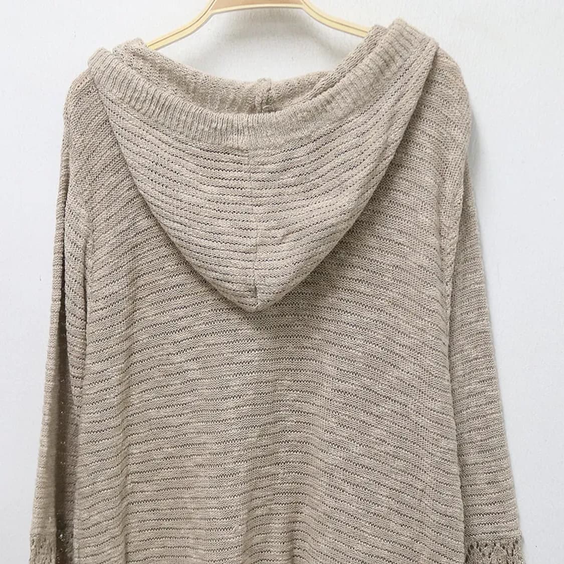 메이플 필 모리룩 레이스 후드가디건 61713 상품이미지7