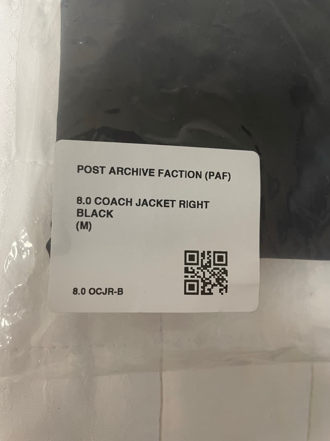 Paf 8.0 Coach Jacket Right Black 상품이미지8