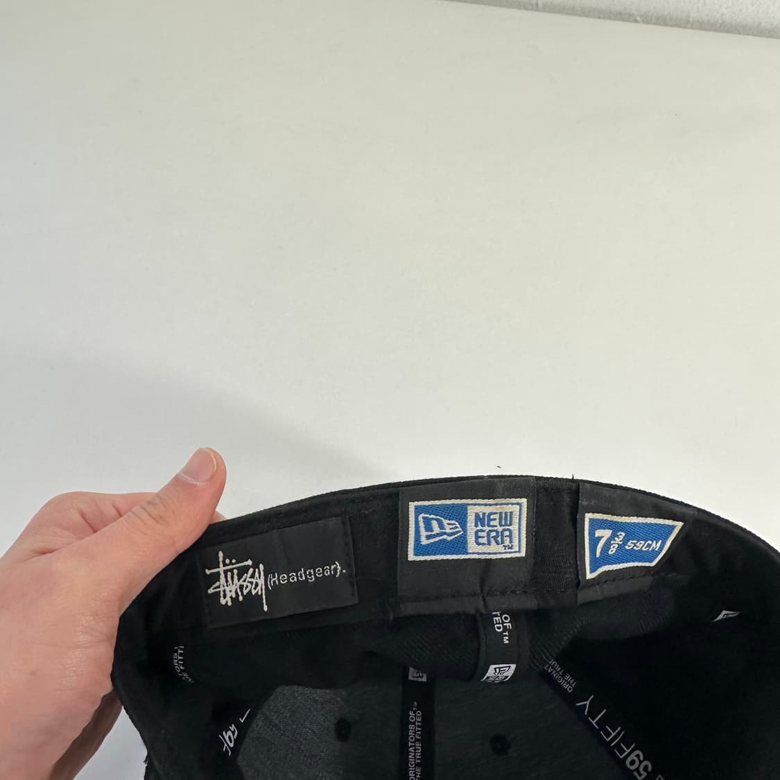 L 59CM 스투시 X 뉴에라 블랙 스냅백 상품이미지4