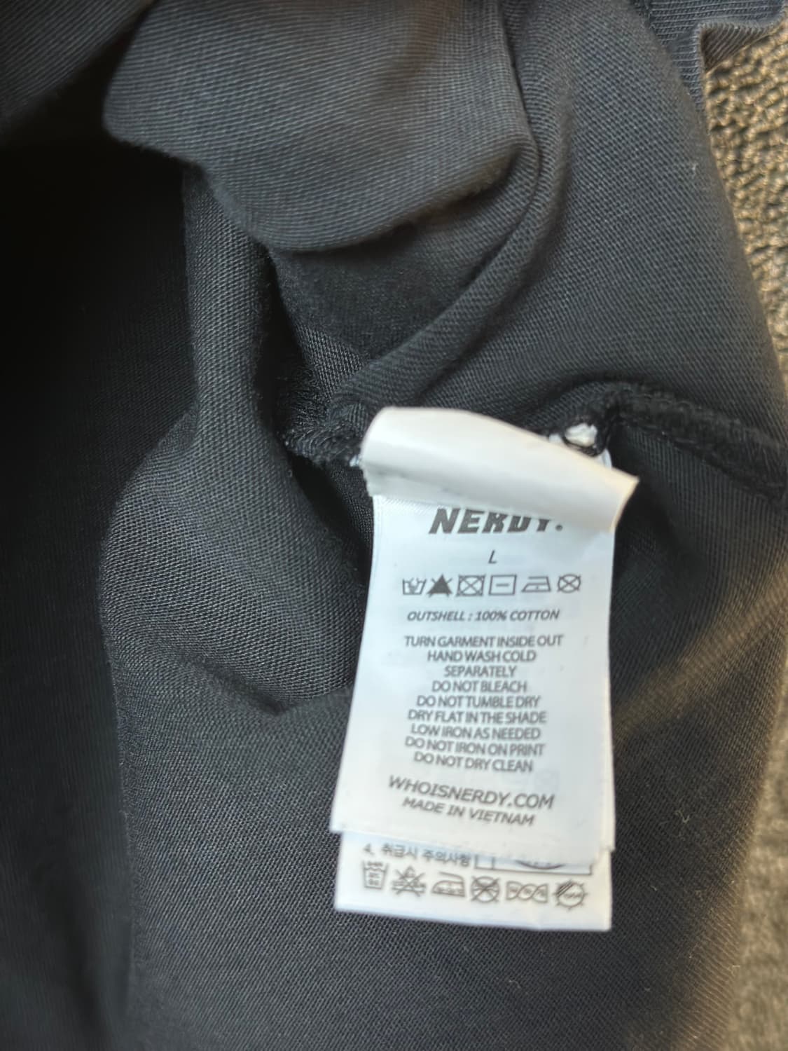 널디 그라데이션 로고 반팔티 L 상품이미지5