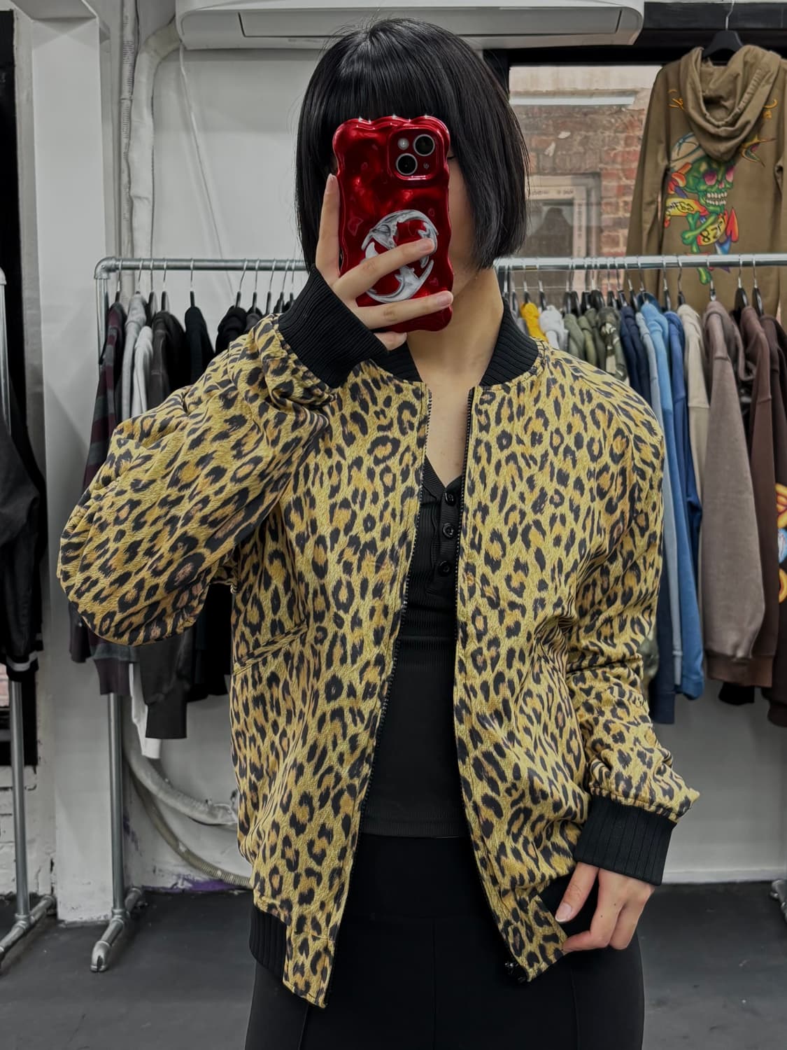 히스테릭 글래머 리버시블 레오파드 자켓 상품이미지7