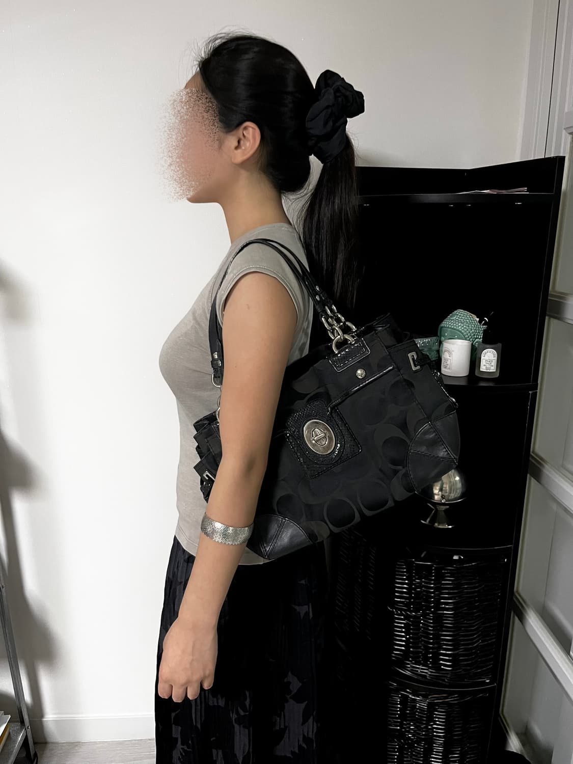 코치 COACH vintage black tote bag 상품이미지2