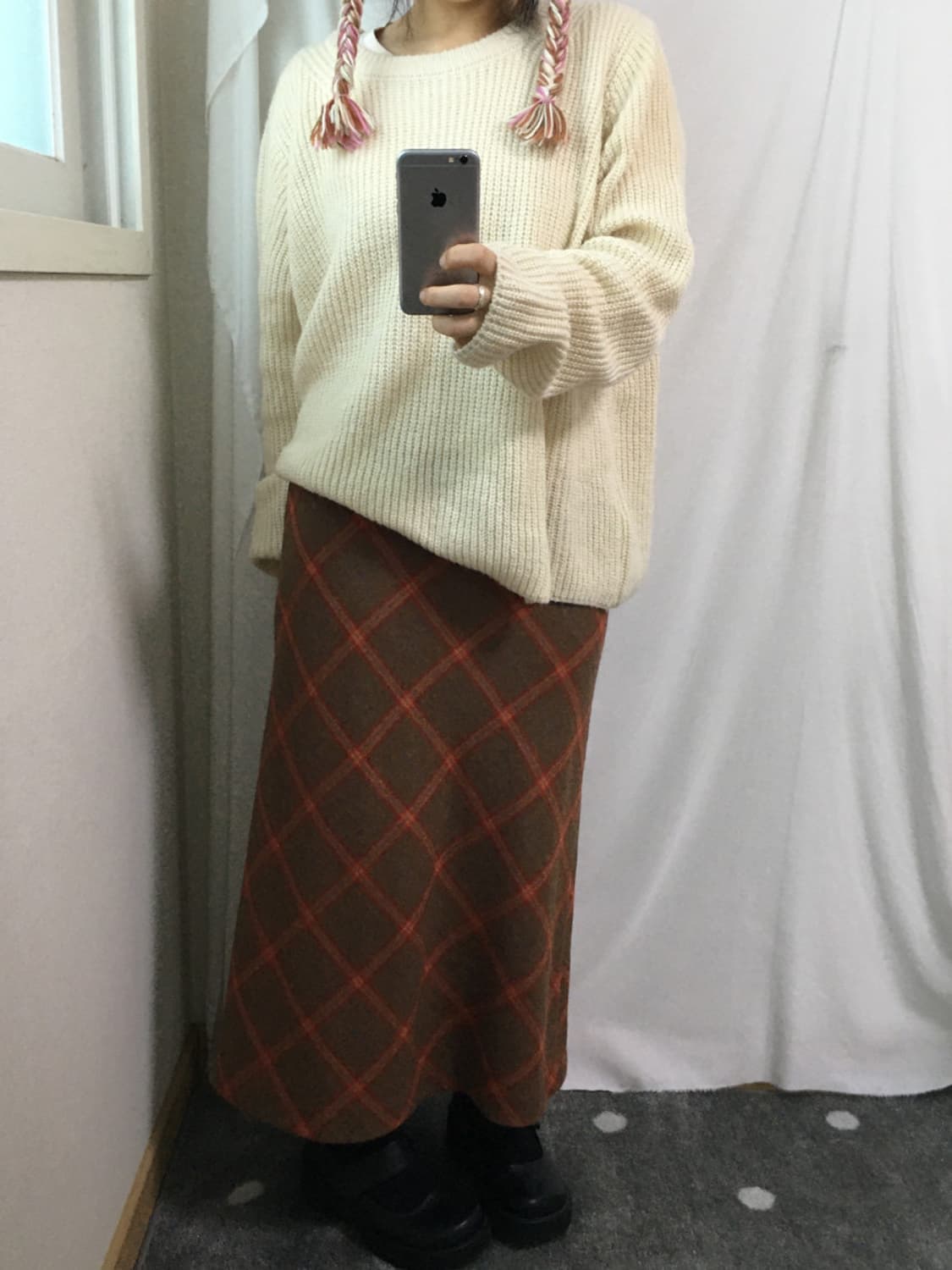 198.슬림A체크sk 상품이미지1