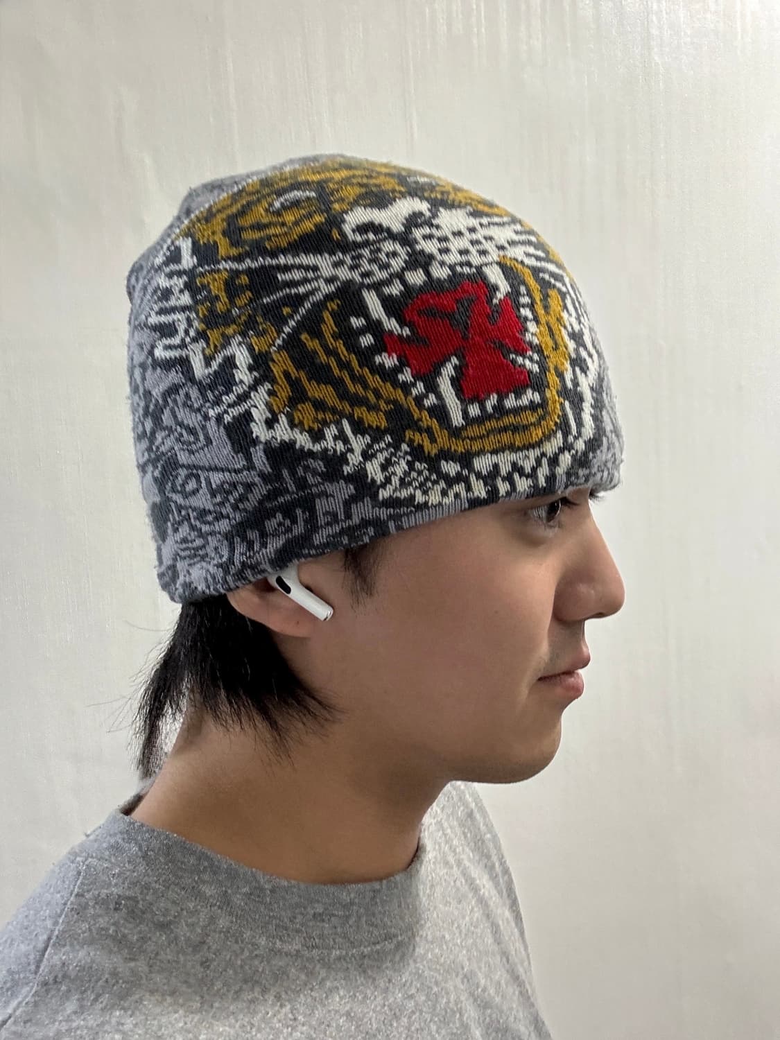 빈티지 올드스쿨 타투 비니 y2k 에드하디 오리엔탈 상품이미지3